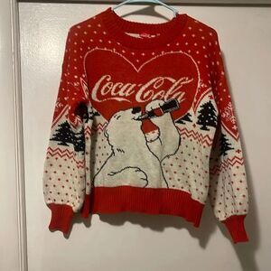 Coca Cola Christmas polar bear sweater XS